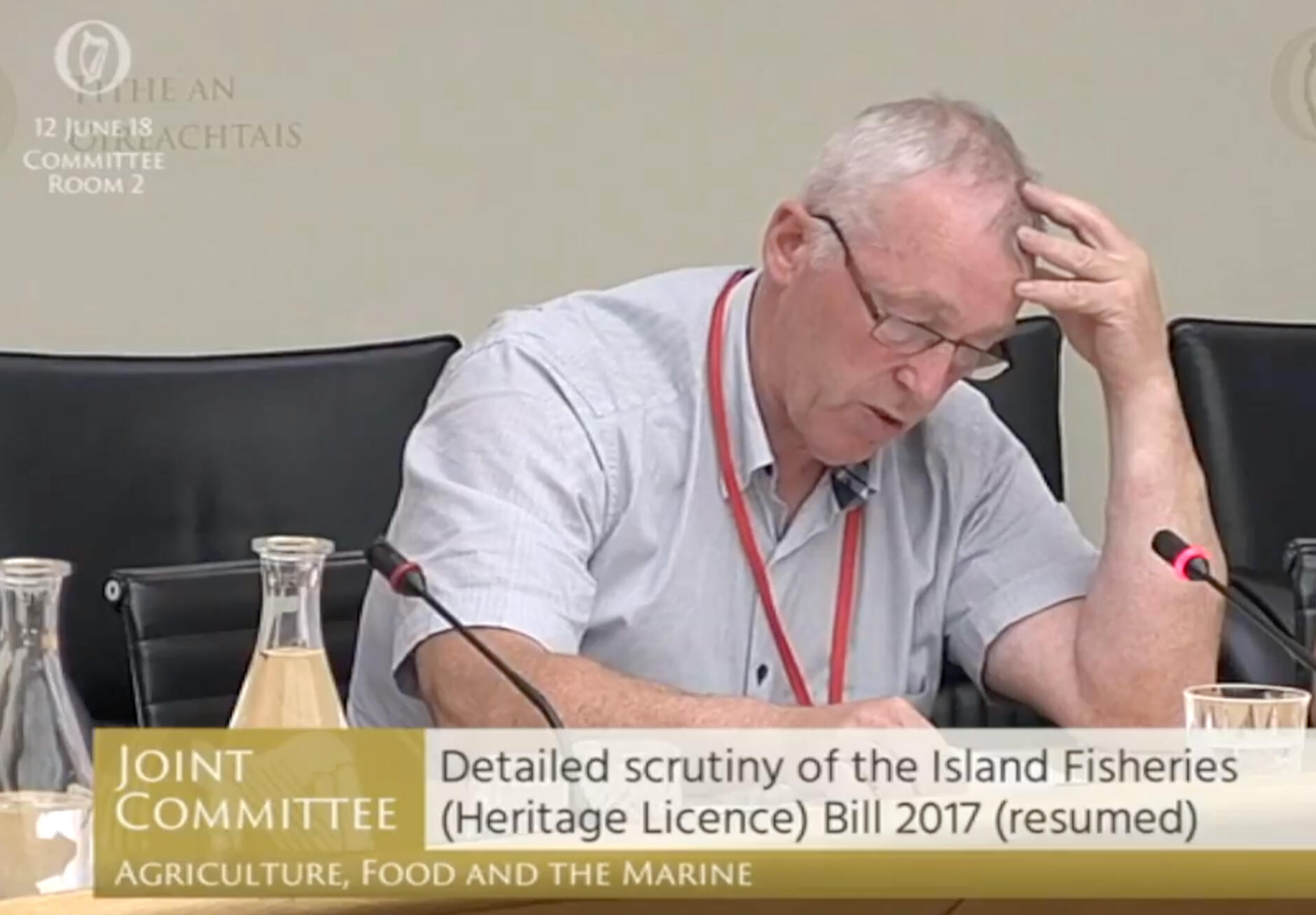 Joint Oireachtas Committee, Jerry Early